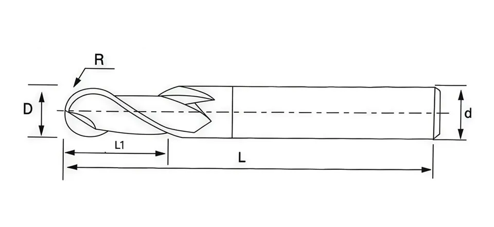 55 2-Flute Ball Nose End Mill suppliers